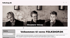 Desktop Screenshot of folkshop.dk